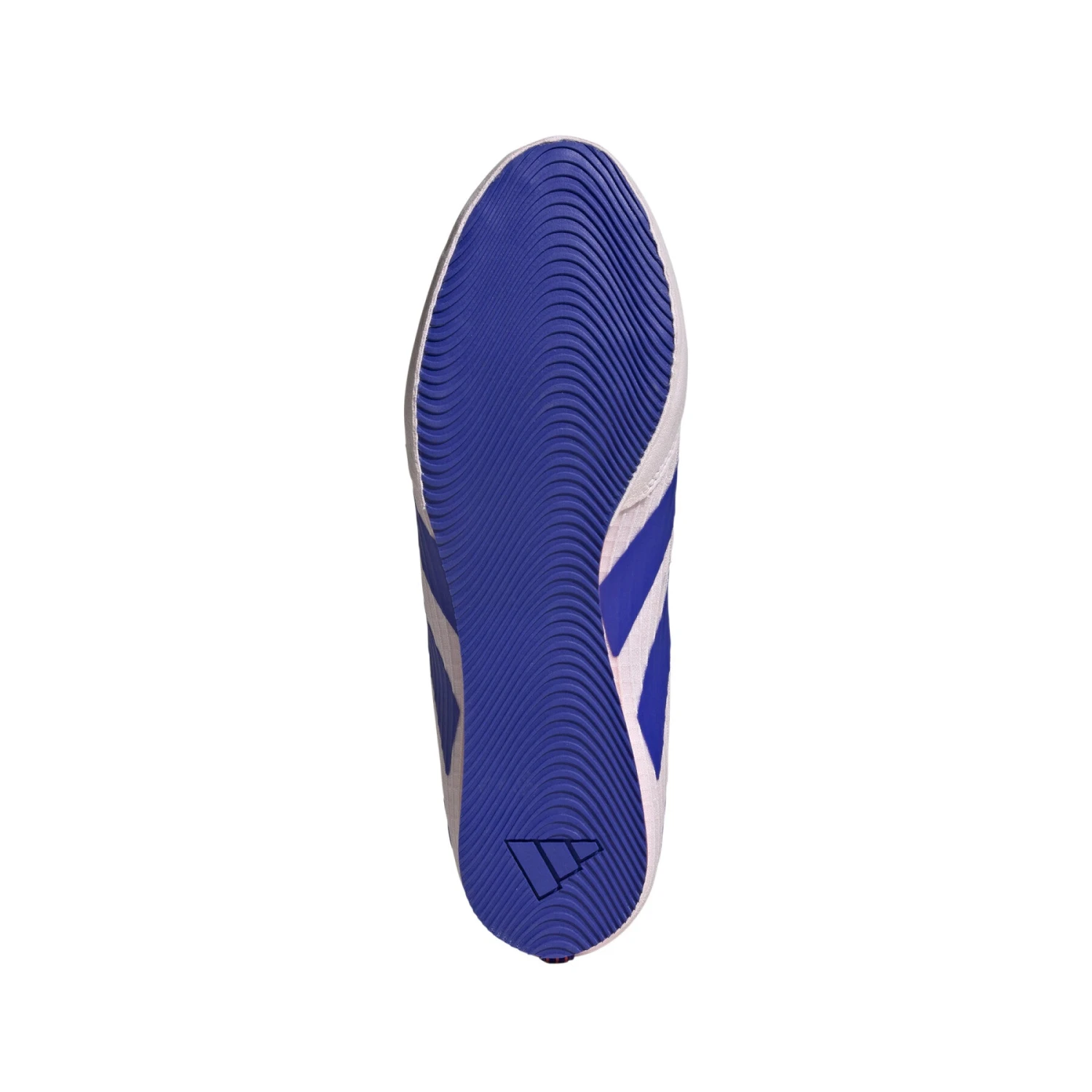 Boxschuhe ADIDAS Box Hog 4 - Weiß/Blau 5 Boxschuhe ADIDAS Box Hog 4 - Weiß/Blau - Image 3