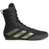 Boxschuhe ADIDAS Box Hog 4 - Schwarz/Gold -Boxing Bargain Shop AdidasBoxschuheBoxHog4 Schwarz Gold