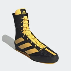 Boxschuhe ADIDAS Box Hog 3 - Schwarz/Gold -Boxing Bargain Shop Box Hog 3 Schuh Schwarz FZ5307 04 standard