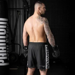 Fightshorts EVO Apex -Boxing Bargain Shop Flexible Fightshorts in Schwarz f r BJJ und Grappling