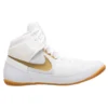 Ringerschuhe NIKE Fury - Weiß/Gold -Boxing Bargain Shop NikeFuryWhiteGold