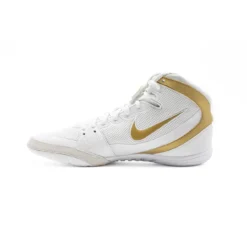 Ringerschuhe NIKE Freek - Weiß/Gold -Boxing Bargain Shop NikeRingerschuheFreekWeissGold2