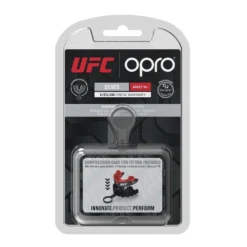 OPRO Zahnschutz - UFC Silver Level - Schwarz/Rot -Boxing Bargain Shop Opro Zahnschutz fuer Kampfsport UFC Silver Level Box