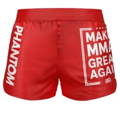 Fightshorts FUSION-R - Make MMA Great Again - Rot