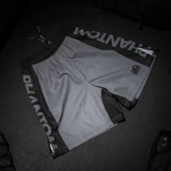 Fightshorts EVO Apex - Grau -Boxing Bargain Shop Phantom Athletics EVO MMA Fightshorts Apex Gray 3