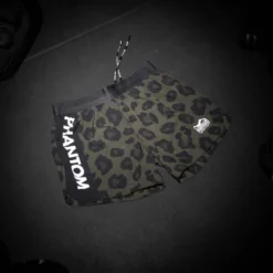 Fightshorts FUSION Jaguar - Army -Boxing Bargain Shop Phantom Athletics EVO MMA Shorts Fusion Jaguar Army Schwarz 4