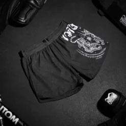 Fightshorts FUSION Muay Thai - Schwarz -Boxing Bargain Shop Phantom Athletics EVO MMA Shorts Fusion Muay Thai Schwarz 3