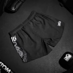 Fightshorts FUSION Muay Thai - Schwarz -Boxing Bargain Shop Phantom Athletics EVO MMA Shorts Fusion Muay Thai Schwarz 4