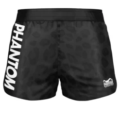 Fightshorts FUSION Tiger -Boxing Bargain Shop Phantom Athletics EVO MMA Shorts Fusion Panther Schwarz 1 2 3