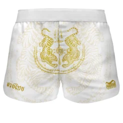 Fightshorts FUSION Muay Thai - Weiß/Gold