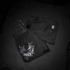 Fightshorts FUSION Two Serious -Boxing Bargain Shop Phantom Athletics EVO MMA Shorts Fusion Serious 2 Schwarz 3