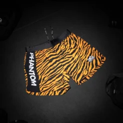 Fightshorts FUSION Tiger -Boxing Bargain Shop Phantom Athletics EVO MMA Shorts Fusion Tiger Schwarz 4