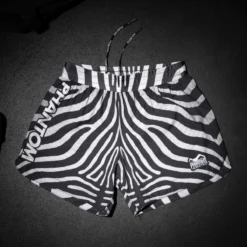 Fightshorts FUSION Zebra -Boxing Bargain Shop Phantom Athletics EVO MMA Shorts Fusion Zebra Black White 5