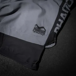 Fightshorts FUSION-R 2in1 Apex - Grau -Boxing Bargain Shop Phantom Athletics Evo Fusion 2in1 Shorts Apex Grey 6
