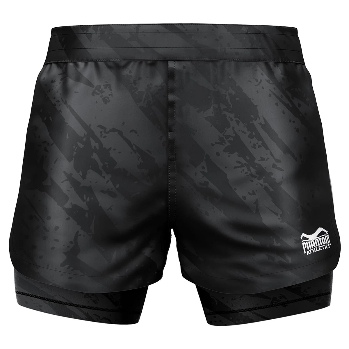 Fightshorts FUSION 2in1 Camo Tiger - Grau 3 Fightshorts FUSION 2in1 Camo Tiger - Grau