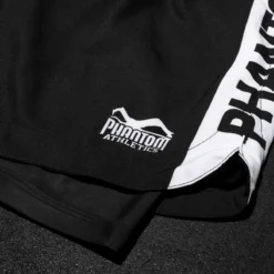 Fightshorts FUSION 2in1 Apex - Schwarz -Boxing Bargain Shop Phantom Athletics Fightshorts Fusion 2in1 Apex Black Grappling Shorts