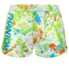 Fightshorts FUSION Splatter- Weiß/Neon -Boxing Bargain Shop Phantom Athletics Fightshorts Fusion Splatter White Neon MMA Shorts