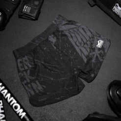 Fightshorts FUSION Germany -Boxing Bargain Shop Phantom Athletics Fusion Fightshorts Germany Black 4