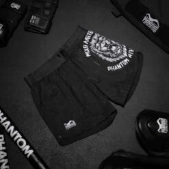 Fightshorts FUSION Lionheart -Boxing Bargain Shop Phantom Athletics Fusion Fightshorts Lionheart Black 3