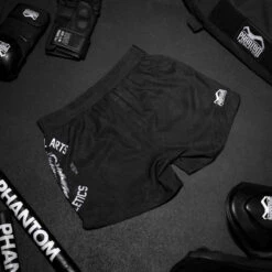 Fightshorts FUSION Lionheart -Boxing Bargain Shop Phantom Athletics Fusion Fightshorts Lionheart Black 4