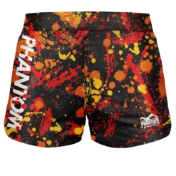 Fightshorts FUSION Splatter -Boxing Bargain Shop Phantom Athletics Fusion Fightshorts Splatter Red 1