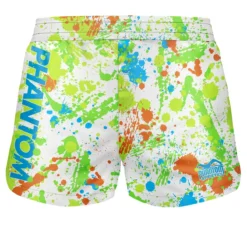 Fightshorts FUSION Splatter -Boxing Bargain Shop Phantom Athletics Fusion Fightshorts Splatter Weiss