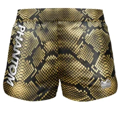 Fightshorts FUSION Black Mamba -Boxing Bargain Shop Phantom Athletics MMA EVO Fusion Shorts Boa yellow 1 3