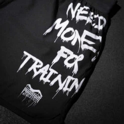 Fightshorts FUSION-R - Need Money For Training -Boxing Bargain Shop Phantom Athletics MMA EVO Fusion Shorts Need Money fot training Black 10