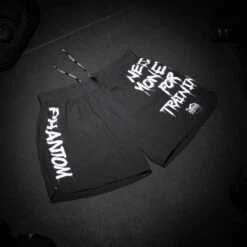 Fightshorts FUSION-R - Need Money For Training -Boxing Bargain Shop Phantom Athletics MMA EVO Fusion Shorts Need Money fot training Black 3