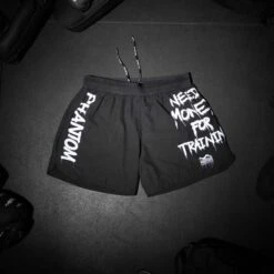 Fightshorts FUSION-R - Need Money For Training -Boxing Bargain Shop Phantom Athletics MMA EVO Fusion Shorts Need Money fot training Black 6