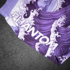 Fightshorts FUSION-R Tsunami - Lila -Boxing Bargain Shop Phantom Athletics MMA EVO Fusion Shorts Purple waves Tsunami 7
