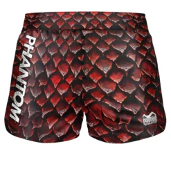 Fightshorts FUSION Black Mamba -Boxing Bargain Shop Phantom Athletics MMA EVO Fusion Shorts Red dragon 1 3