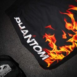 Fightshorts FUSION-R Punisher 12 Fightshorts FUSION-R Punisher -Boxing Bargain Shop Phantom Athletics MMA EVO Fusion Shorts flames punisher Black 5