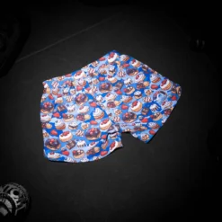 Fightshorts FUSION-R Dessert Camo - Blau -Boxing Bargain Shop Phantom Athletics MMA Fightshorts FUSION Dessert Camo Blue 4
