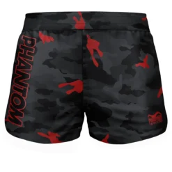Fightshorts FUSION-R MGS Lava -Boxing Bargain Shop Phantom Athletics MMA Fightshorts FUSION MGS Inferno black red Camo 1 2 3