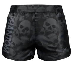 Fightshorts FUSION-R MGS Splitter -Boxing Bargain Shop Phantom Athletics MMA Fightshorts FUSION MGS Skulls black Camo 1 2