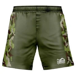 Fightshorts EVO Warfare - Urban Camo -Boxing Bargain Shop Phantom Athletics MMA Fightshorts Warfare Army Gruen 1 2