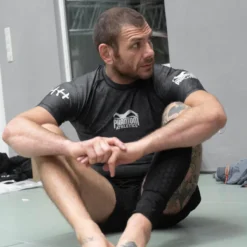 Rashguard EVO Serious - Schwarz -Boxing Bargain Shop Phantom Athletics MMA Rashguard Shortsleeve Serious Black 10