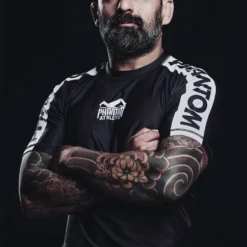 Rashguard EVO Apex - Kurzarm -Boxing Bargain Shop Phantom Athletics Rashguard EVO Apex Black Kampfkunst