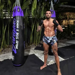 Fightshorts FUSION-R Robotic -Boxing Bargain Shop Phantom Athletics Rashguard Shortsleeve Muay Thai Black 10