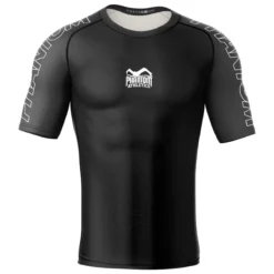 Rashguard RANKED - Blau -Boxing Bargain Shop Phantom Athletics Rashguard Shortsleeve Ranked BJJ Black 1 3