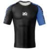 Rashguard RANKED - Blau 2 Rashguard RANKED - Blau -Boxing Bargain Shop Phantom Athletics Rashguard Shortsleeve Ranked BJJ Blue 1 3