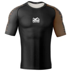 Rashguard RANKED - Weiß 28 Rashguard RANKED - Weiß -Boxing Bargain Shop Phantom Athletics Rashguard Shortsleeve Ranked BJJ Brown 1