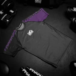 Rashguard RANKED - Lila -Boxing Bargain Shop Phantom Athletics Rashguard Shortsleeve Ranked BJJ Purple 3