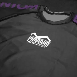 Rashguard RANKED - Lila -Boxing Bargain Shop Phantom Athletics Rashguard Shortsleeve Ranked BJJ Purple 5