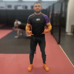 Rashguard RANKED - Lila -Boxing Bargain Shop Phantom Athletics Rashguard Shortsleeve Ranked BJJ Purple 8 1