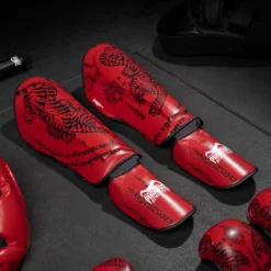 Schienbeinschutz Muay Thai - Rot -Boxing Bargain Shop Phantom Athletics Schienbeinschoner Muay Thai Striking Rot 11