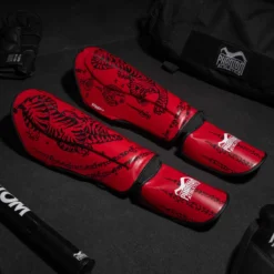 Schienbeinschutz Muay Thai - Rot -Boxing Bargain Shop Phantom Athletics Schienbeinschoner Muay Thai Striking Rot 6