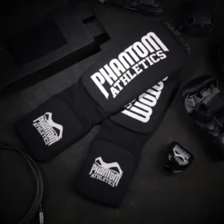 Schienbeinschutz Impact - Schwarz -Boxing Bargain Shop Phantom Athletics Shinguards Impact Muay Thai Kickboxing Elite
