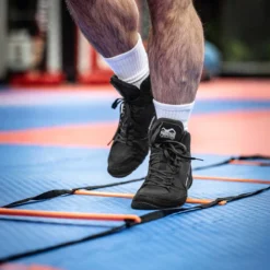 Ringerschuhe Phantom TACTIC - Schwarz/Blau -Boxing Bargain Shop Phantom Athletics Wrestling shoe Ringerschuhe Tactic Schwarz 17 6